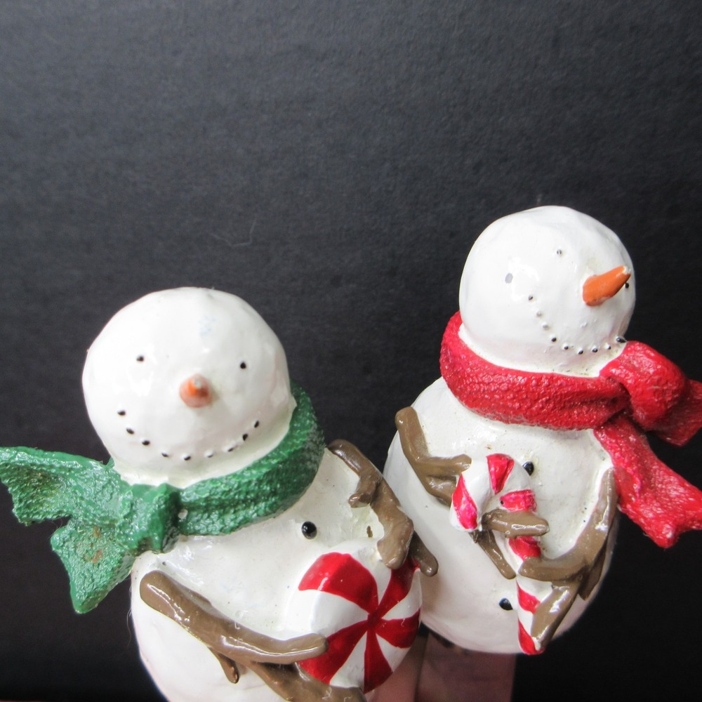 Christmas Snowman Cheese Spreader Knives Set of 2 Holiday Party Serving Utensils